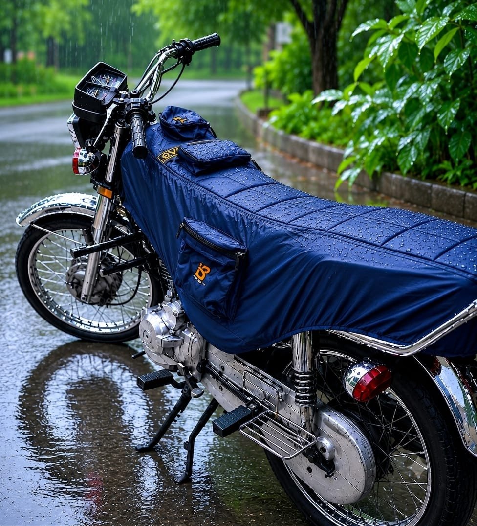 Blue Bike Cover